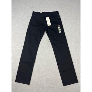 Levis 505 Jeans Mens 31x32 Black Regular Fit Straight Leg Flex Stretch
